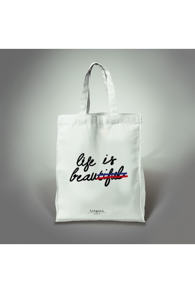 tote bag life is beautiful kingies